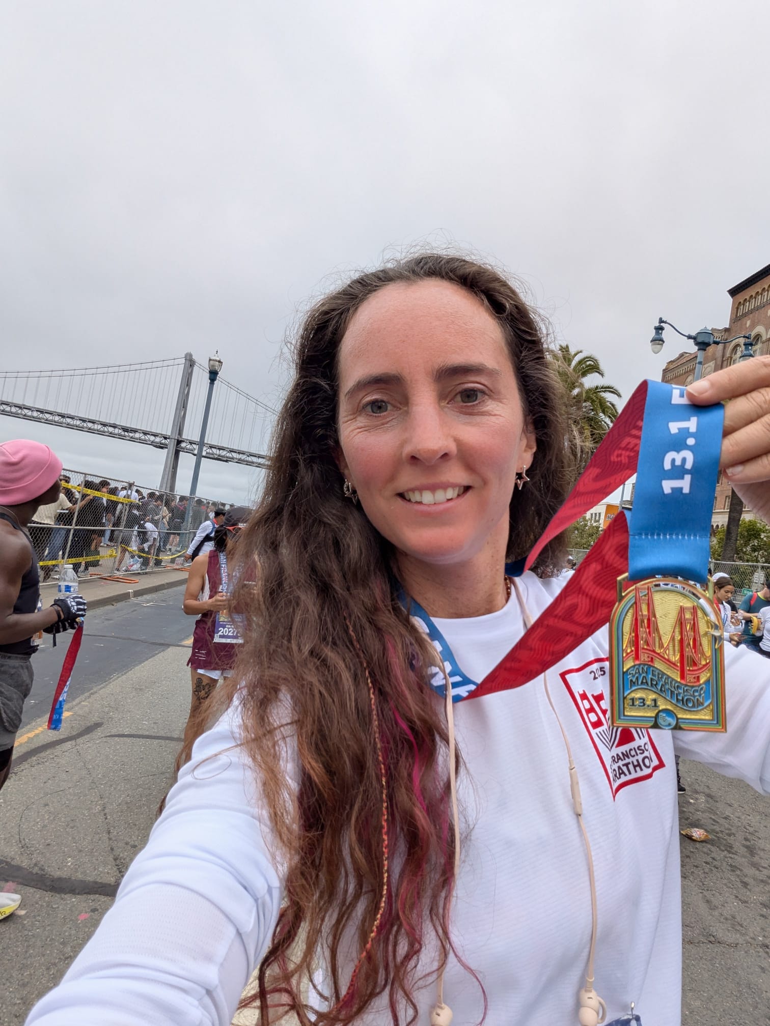 SF Half Marathon medal