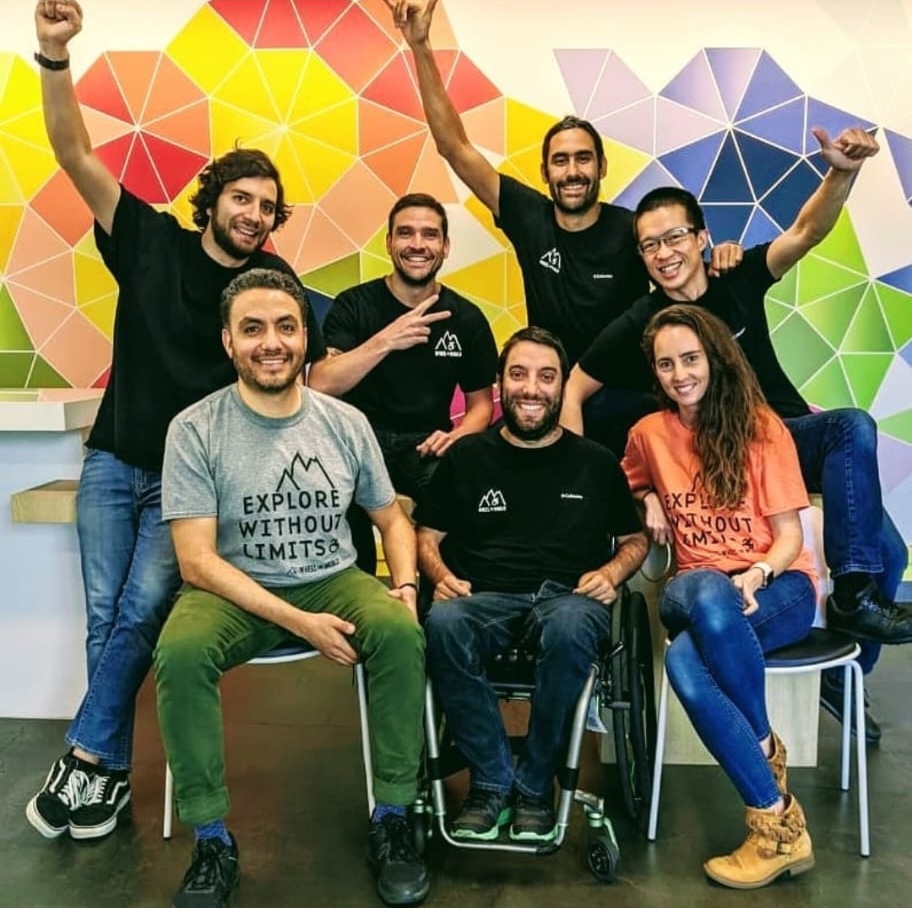 The original Wheel the World team
